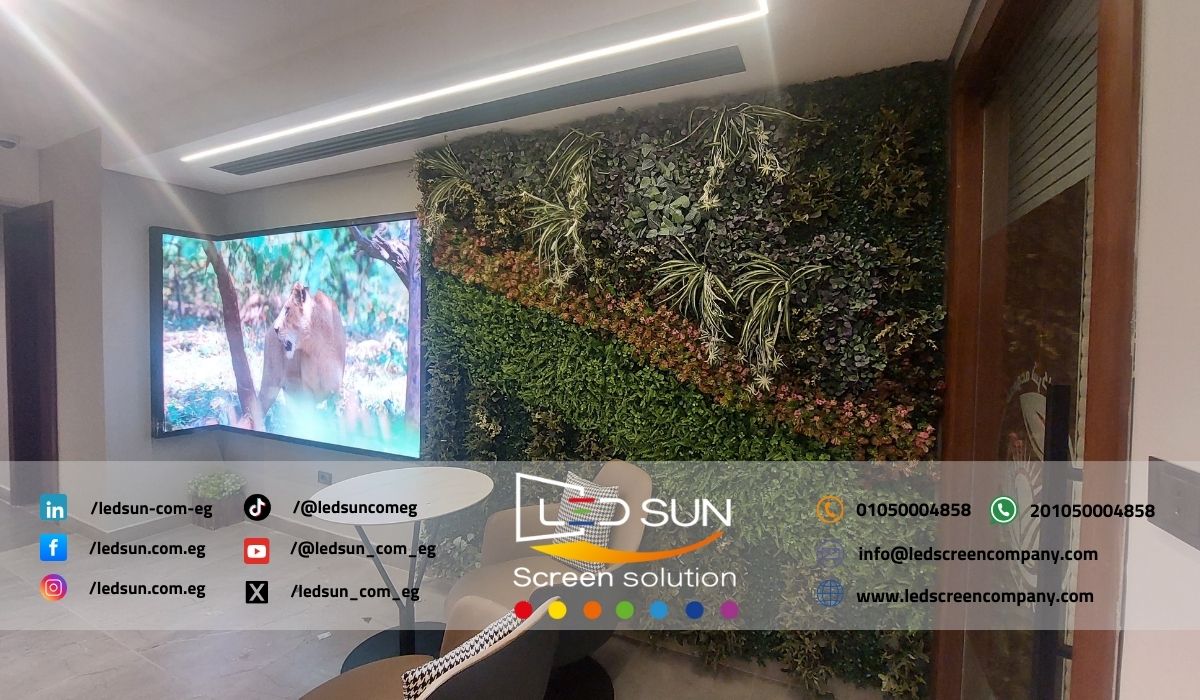 تركيب شاشات ليد شركة زراعية بالمعادى وصيانتها من شركة ليد صن