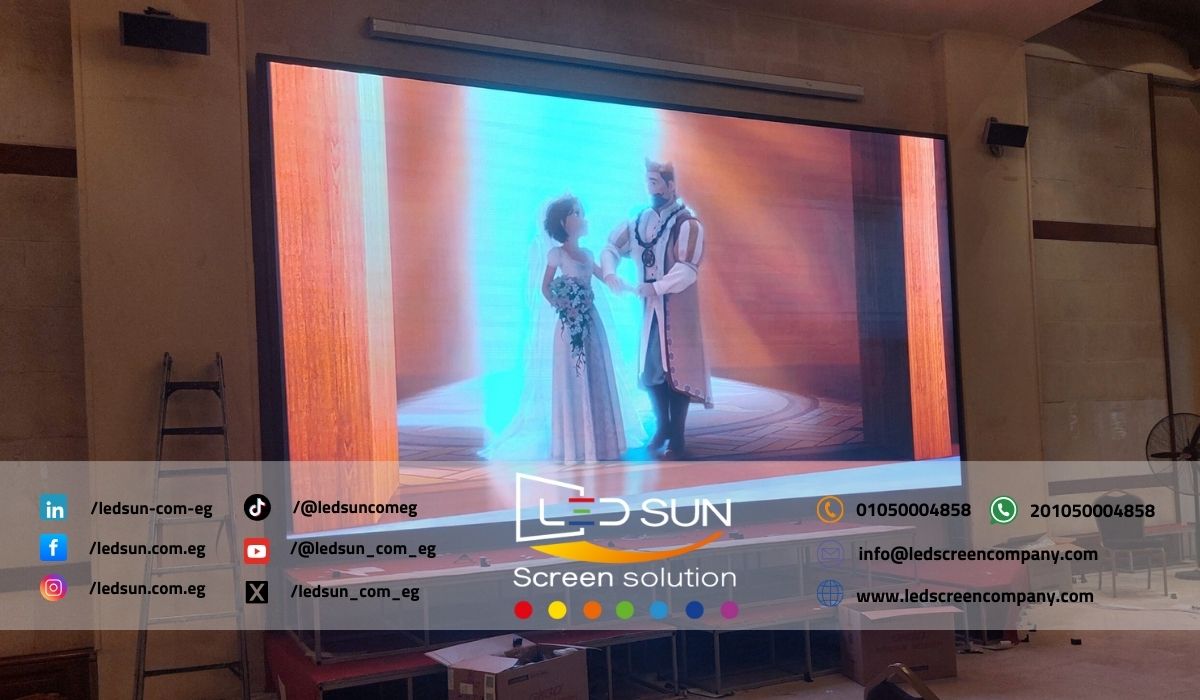 قمنا بتقديم خدمات تركيب شاشات LED داخلية مميزة لـ المركز الثقافي القبطي الأرثوذكسي