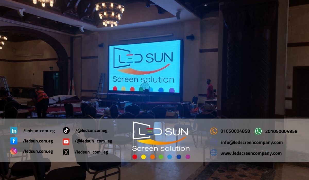 قمنا بتقديم خدمات تركيب شاشات LED داخلية مميزة لـ المركز الثقافي القبطي الأرثوذكسي